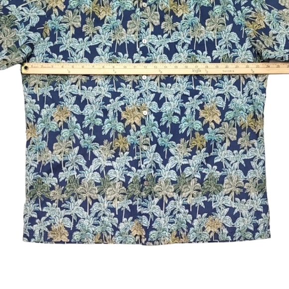 Tori Richard Hawaiian Shirt Large Floral Palm Short Sleeve 100% Cotton Lawn. - Picture 9 of 14